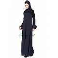 Dual colored abaya- Blue-Black Dual colored abaya- Blue-Black